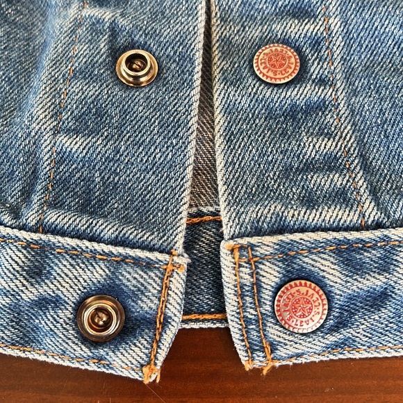 Vintage Levi - denim jacket, 18m, very rare red label - Picture 4 of 10